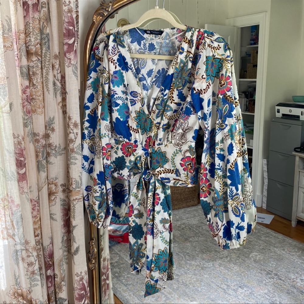 Zara Floral Top